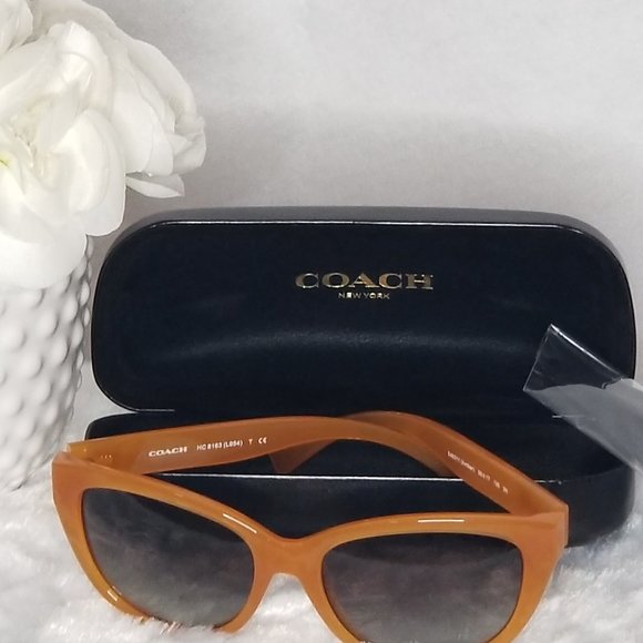 Coach Amber Cat Eye Grey Lens Sunglasses